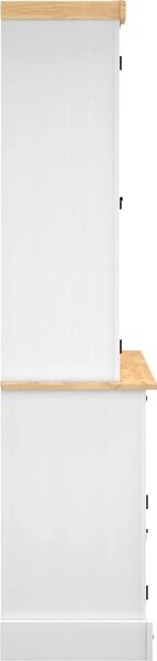 VidaXL Kredenc Corona 112 x 43 x 191,5 cm masivní mexická borovice [355086] Barva: Hnědá