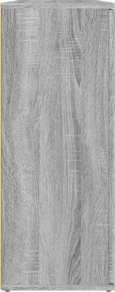VidaXL Příborník 91 x 29,5 x 75 cm, konstrukční dřevo [823275] Barva: Černý dub