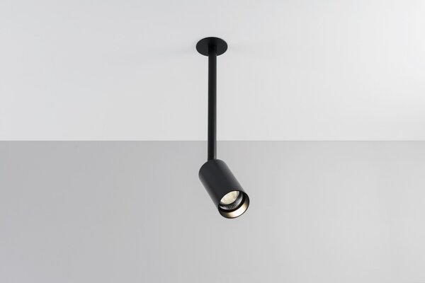 ZAHO Zapuštěné reflektorové LED svítidlo NOK RD1, 6W, v. 350 mm Barva: Bílá, Teplota světla: 3000K - teplá bílá, Stmívání, řízení: ON/OFF (bez stmívání)