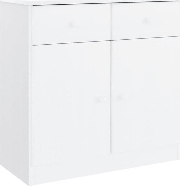 VidaXL Kredenc ALTA 77 x 35 x 165 cm masivní borové dřevo [3187774] Barva: Bílá