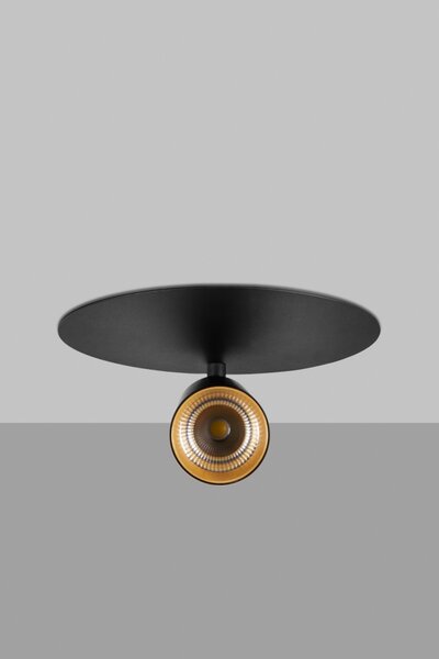 ZAHO Zapuštěné LED svítidlo MILS, 6W, v. 150 mm, 60° Barva: Černá, Teplota světla: 3000K - teplá bílá, Stmívání, řízení: ON/OFF (bez stmívání)