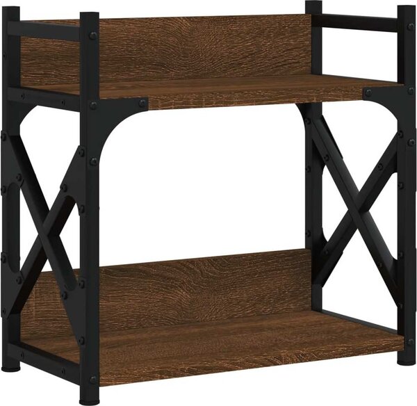 VidaXL Stojan na tiskárnu 40 x 20 x 40 cm Kompozitní dřevo [833994] Barva: Černý dub