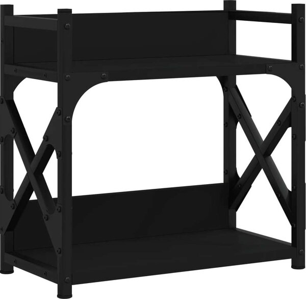 VidaXL Stojan na tiskárnu 40 x 20 x 40 cm Kompozitní dřevo [833994] Barva: Černý dub