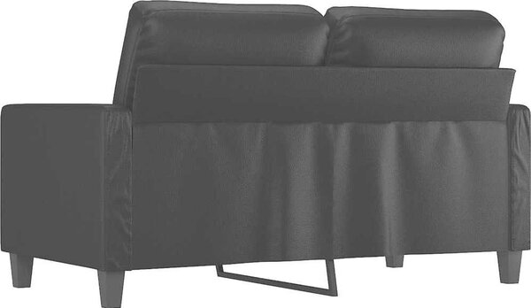 VidaXL 2místná pohovka 120 cm umělá kůže [359133] Barva: Černá