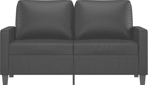 VidaXL 2místná pohovka 120 cm umělá kůže [359133] Barva: Černá