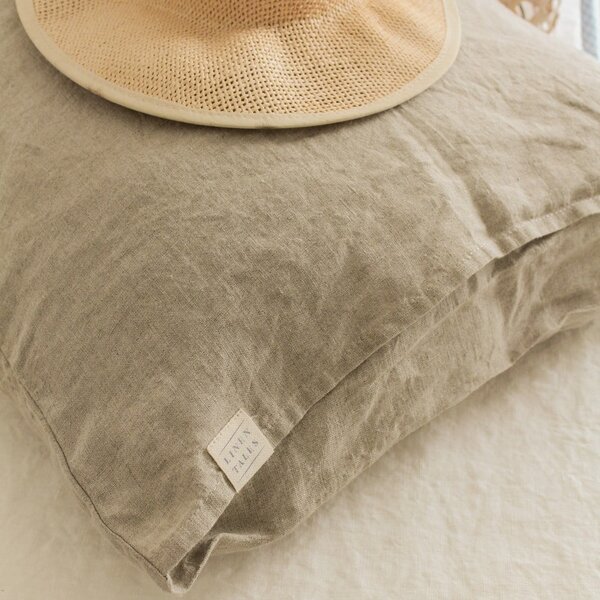 Lněný povlak na polštář 70x90 cm Natural – Linen Tales