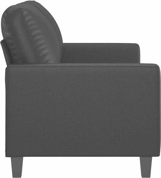 VidaXL 2místná pohovka 120 cm umělá kůže [359133] Barva: Černá