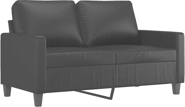 VidaXL 2místná pohovka 120 cm umělá kůže [359133] Barva: Černá