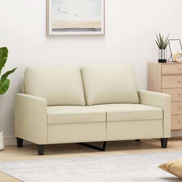 VidaXL 2místná pohovka 120 cm umělá kůže [359133] Barva: Černá
