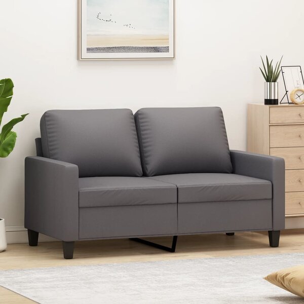VidaXL 2místná pohovka 120 cm umělá kůže [359133] Barva: Černá