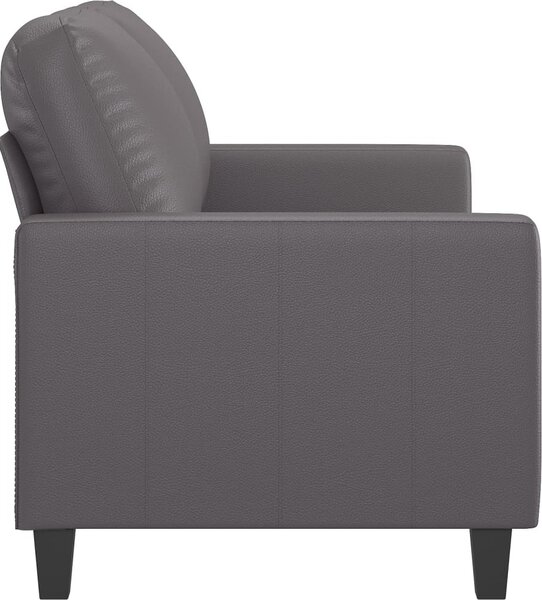 VidaXL 2místná pohovka 120 cm umělá kůže [359133] Barva: Černá