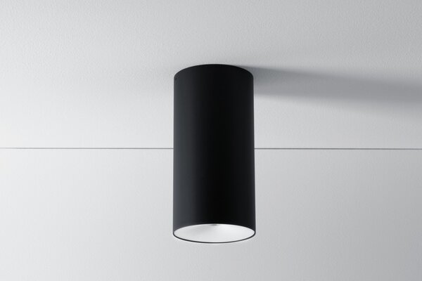 ZAHO Stropní LED svítidlo CAPS MD60, 6W, v. 200 mm, 60° Barva: Bílá, Teplota světla: 3000K - teplá bílá, Stmívání, řízení: ON/OFF (bez stmívání)
