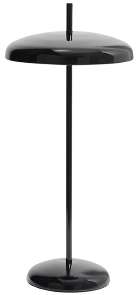 Kave Home Černá kovová nabíjecí LED lampa Porte