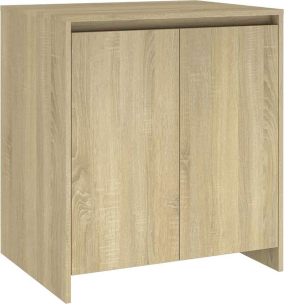 VidaXL Příborník 70 x 41 x 75 cm, konstrukční dřevo [813003] Barva: Černý dub