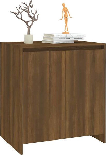 VidaXL Příborník 70 x 41 x 75 cm, konstrukční dřevo [813003] Barva: Černý dub