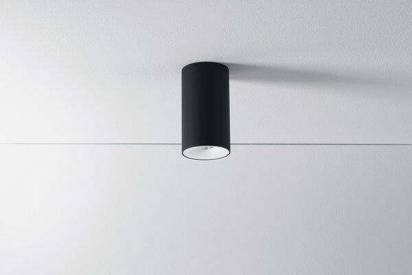 ZAHO Stropní LED svítidlo CAPS MD60, 6W, v. 200 mm, 60° Barva: Bílá, Teplota světla: 3000K - teplá bílá, Stmívání, řízení: ON/OFF (bez stmívání)