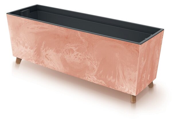 PROSPERPLAST Truhlík URBI CASE BETON EFFECT N terakota 77cm