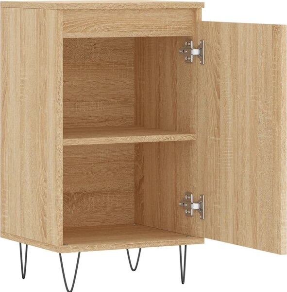 VidaXL Příborníky 2 ks 40 x 35 x 70 cm kompozitní dřevo [831059] Barva: Černá
