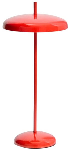 Kave Home Červená kovová nabíjecí LED lampa Porte