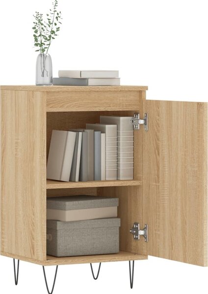 VidaXL Příborníky 2 ks 40 x 35 x 70 cm kompozitní dřevo [831059] Barva: Černá