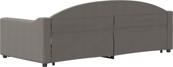 VidaXL Válenda s přistýlkou 90 x 200 cm textil [3197531] Barva: světle šedá