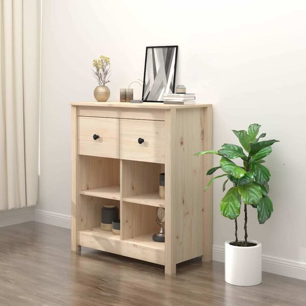 VidaXL Příborník 70 x 35 x 80 cm masivní borové dřevo [813764] Barva: Přírodní