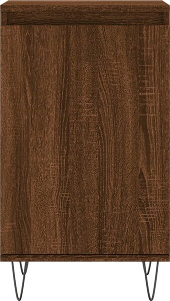 VidaXL Příborníky 2 ks 40 x 35 x 70 cm kompozitní dřevo [831059] Barva: Černá