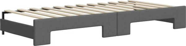 VidaXL Válenda s přistýlkou 90 x 200 cm textil [3197531] Barva: světle šedá