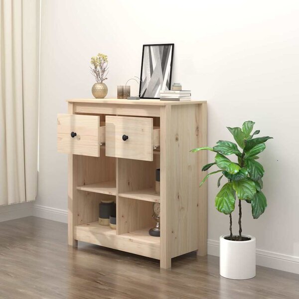 VidaXL Příborník 70 x 35 x 80 cm masivní borové dřevo [813764] Barva: Přírodní