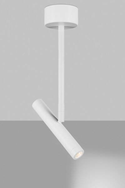 ZAHO Stropní LED svítidlo HOLD MD1, 6W, v. 316 mm, 55° Barva: Bílá, Teplota světla: 3000K - teplá bílá