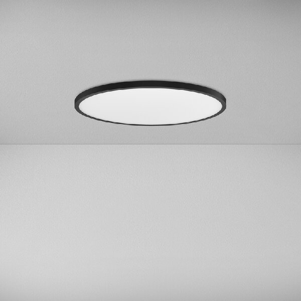 ZAHO Stropní LED svítidlo BROOKLYN 600, 43W, ø 600 mm Barva: Bílá, Teplota světla: 3000K - teplá bílá, Stmívání, řízení: ON/OFF (bez stmívání)