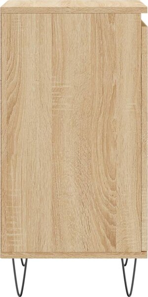 VidaXL Příborníky 2 ks 40 x 35 x 70 cm kompozitní dřevo [831059] Barva: Černá