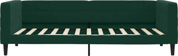 VidaXL Válenda s přistýlkou a zásuvkami 90 x 200 cm samet [3196741] Barva: Černá