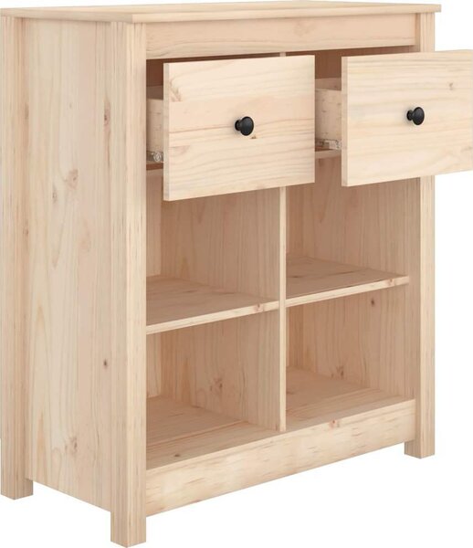 VidaXL Příborník 70 x 35 x 80 cm masivní borové dřevo [813764] Barva: Přírodní