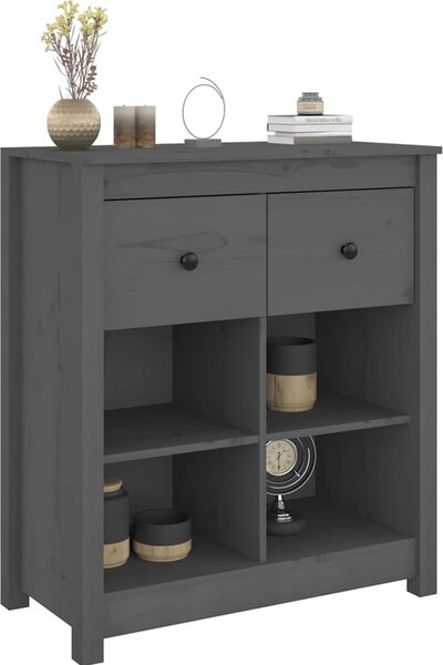 VidaXL Příborník 70 x 35 x 80 cm masivní borové dřevo [813764] Barva: Přírodní