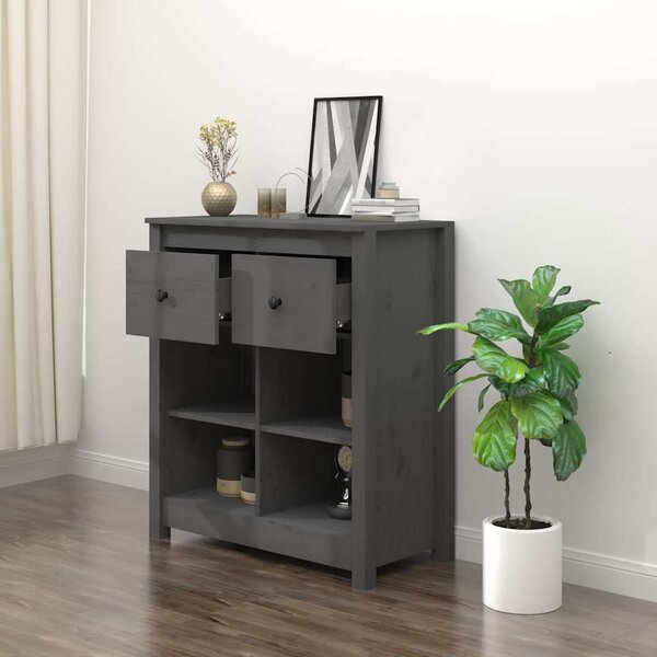 VidaXL Příborník 70 x 35 x 80 cm masivní borové dřevo [813764] Barva: Přírodní
