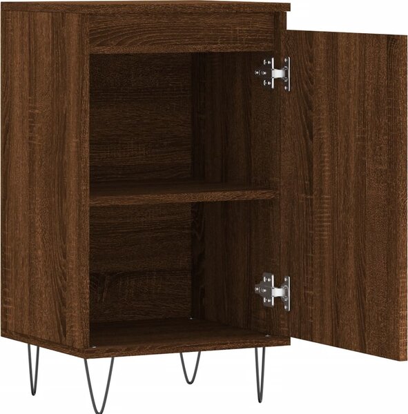 VidaXL Příborníky 2 ks 40 x 35 x 70 cm kompozitní dřevo [831059] Barva: Černá