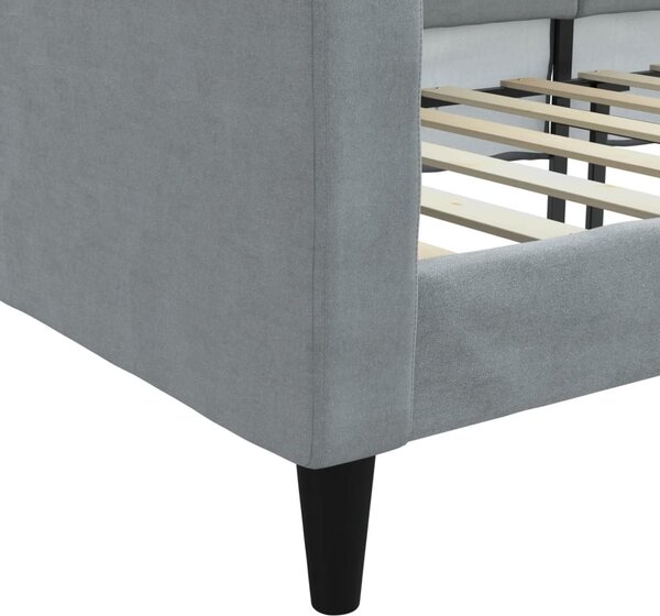 VidaXL Válenda 90 x 200 cm textil [353983] Barva: Tmavě šedá
