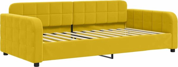 VidaXL Válenda 90 x 200 cm samet [354061] Barva: Černá