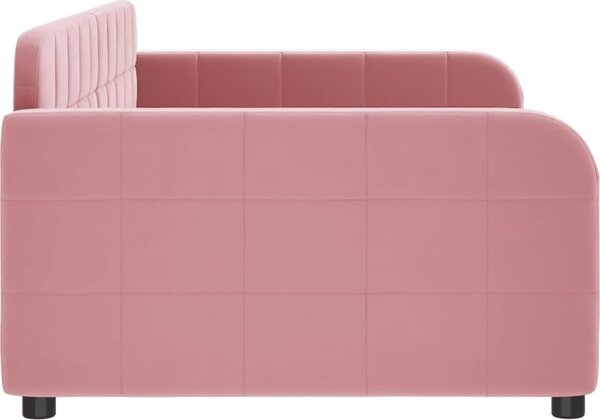 VidaXL Válenda 90 x 200 cm samet [354061] Barva: Černá