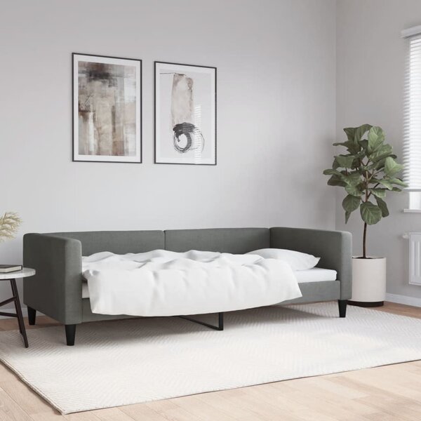 VidaXL Válenda 90 x 200 cm textil [353983] Barva: Tmavě šedá