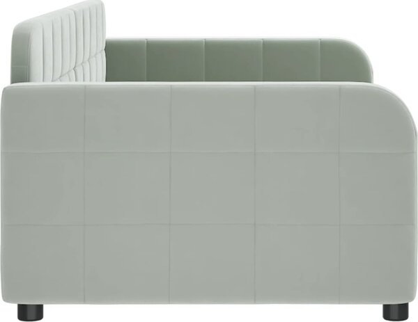 VidaXL Válenda 90 x 200 cm samet [354061] Barva: Černá