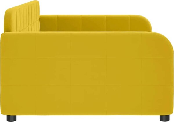 VidaXL Válenda 90 x 200 cm samet [354061] Barva: Černá