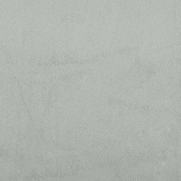 VidaXL Válenda s přistýlkou a zásuvkami 80 x 200 cm samet [3197836] Barva: světle šedá