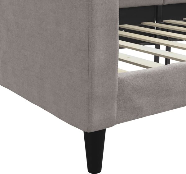 VidaXL Válenda 90 x 200 cm textil [353983] Barva: Tmavě šedá