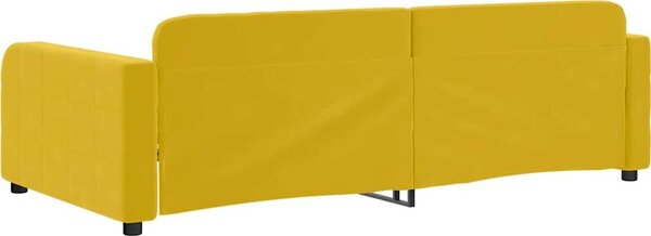 VidaXL Válenda 90 x 200 cm samet [354061] Barva: Černá