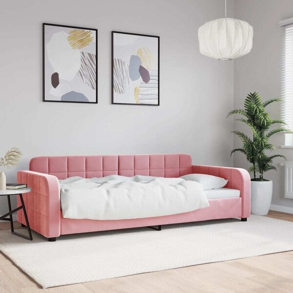 VidaXL Válenda 90 x 200 cm samet [354061] Barva: Černá