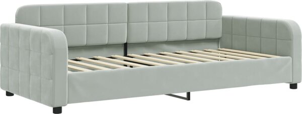 VidaXL Válenda 90 x 200 cm samet [354061] Barva: Černá