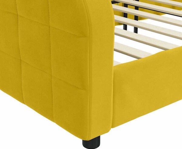 VidaXL Válenda 90 x 200 cm samet [354061] Barva: Černá
