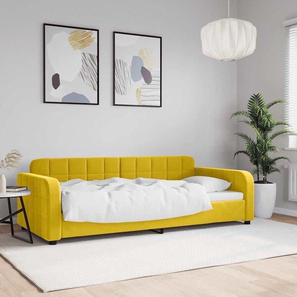 VidaXL Válenda 90 x 200 cm samet [354061] Barva: Černá